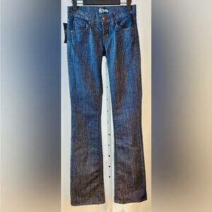 Anlo low rise dark blue Caspian vintage wash bootcut jeans